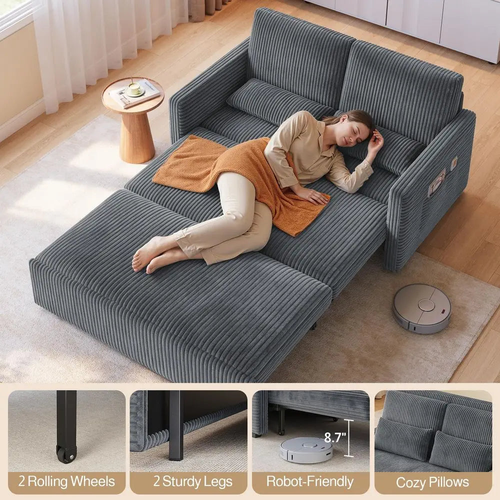 Convertible Loveseat Sleeper Sofa