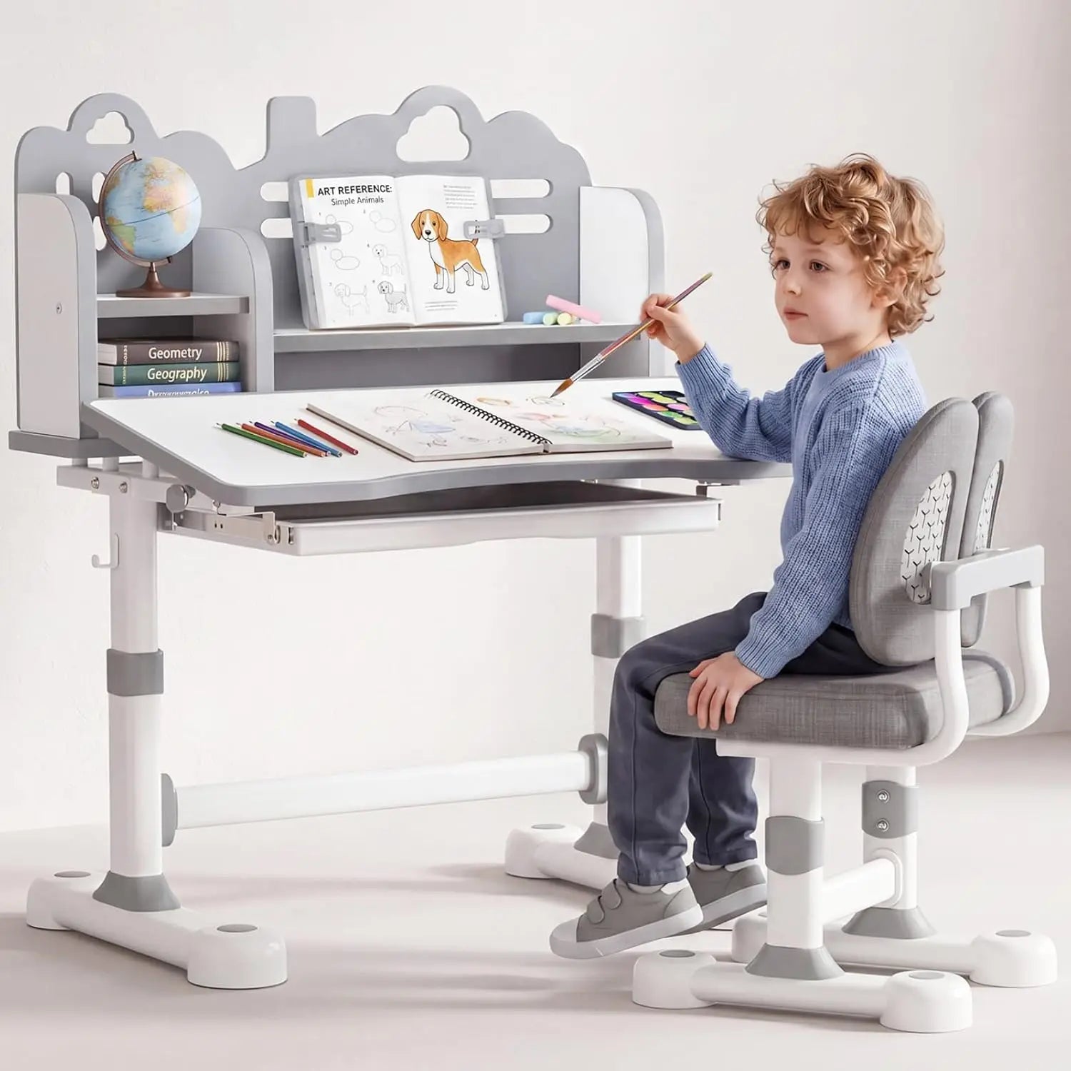 Kids Desk and Chair Set
