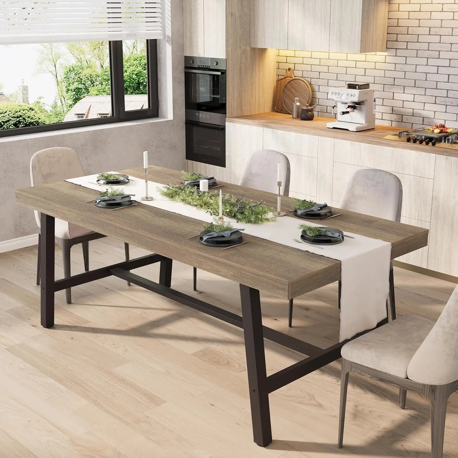 Modern Industrial Dining Table