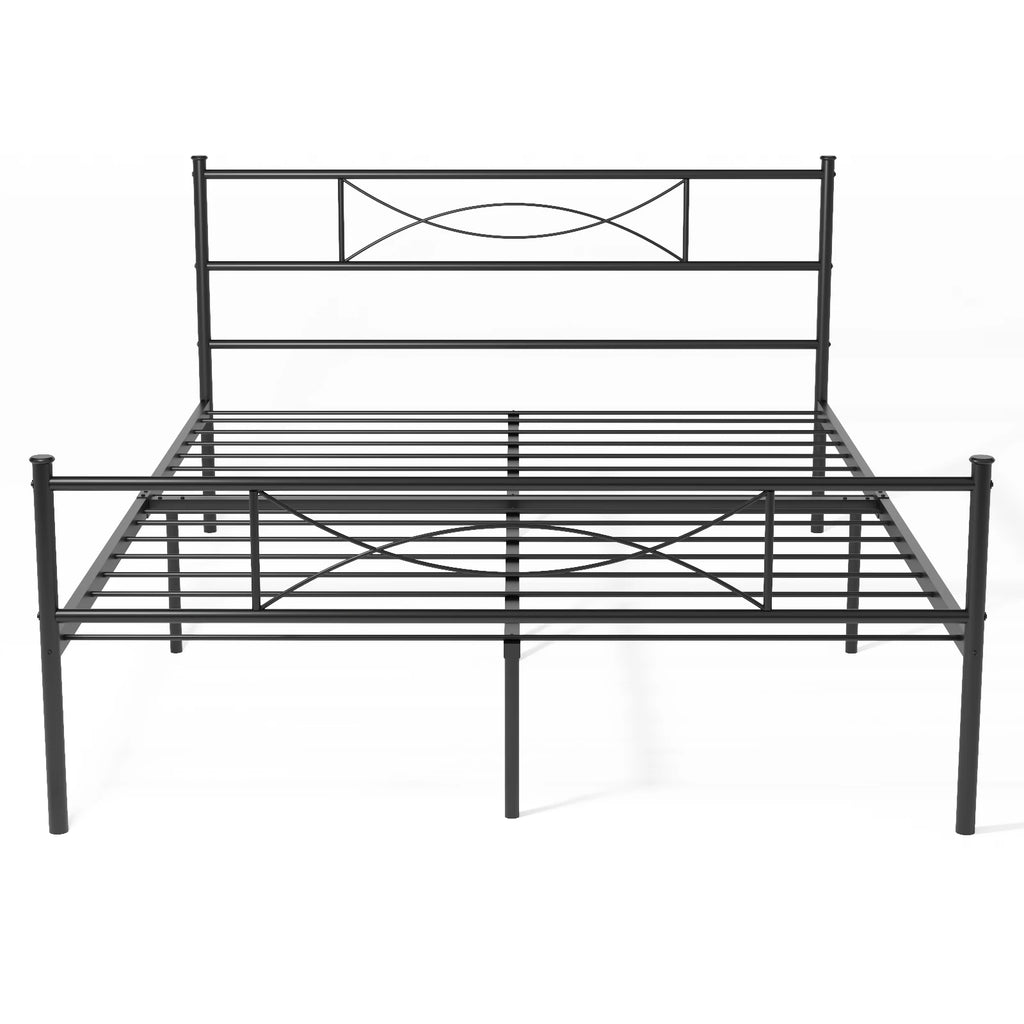 Full Sized Metal Bed Frame with Headboard