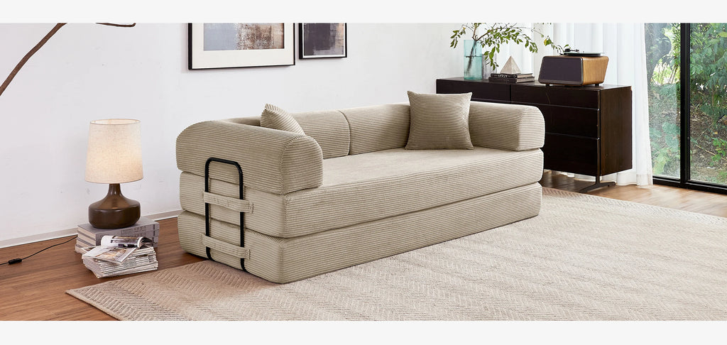 Boneless  Foldable Couch Sleeper Sofa