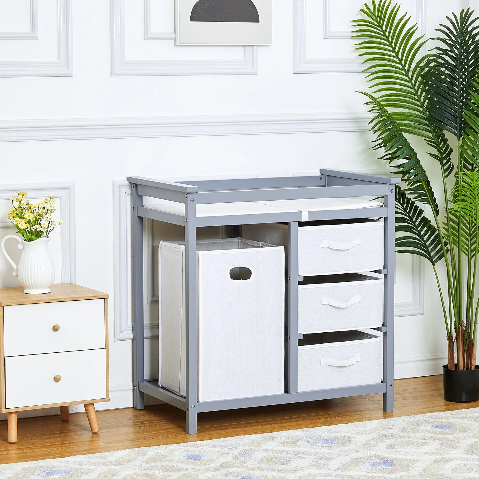 Wooden Baby Changing Table