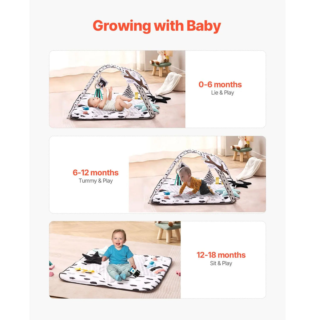 Tummy Time Baby Play Gym Mat