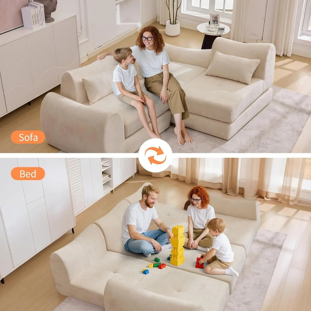 Modular Sectional Boneless Couch