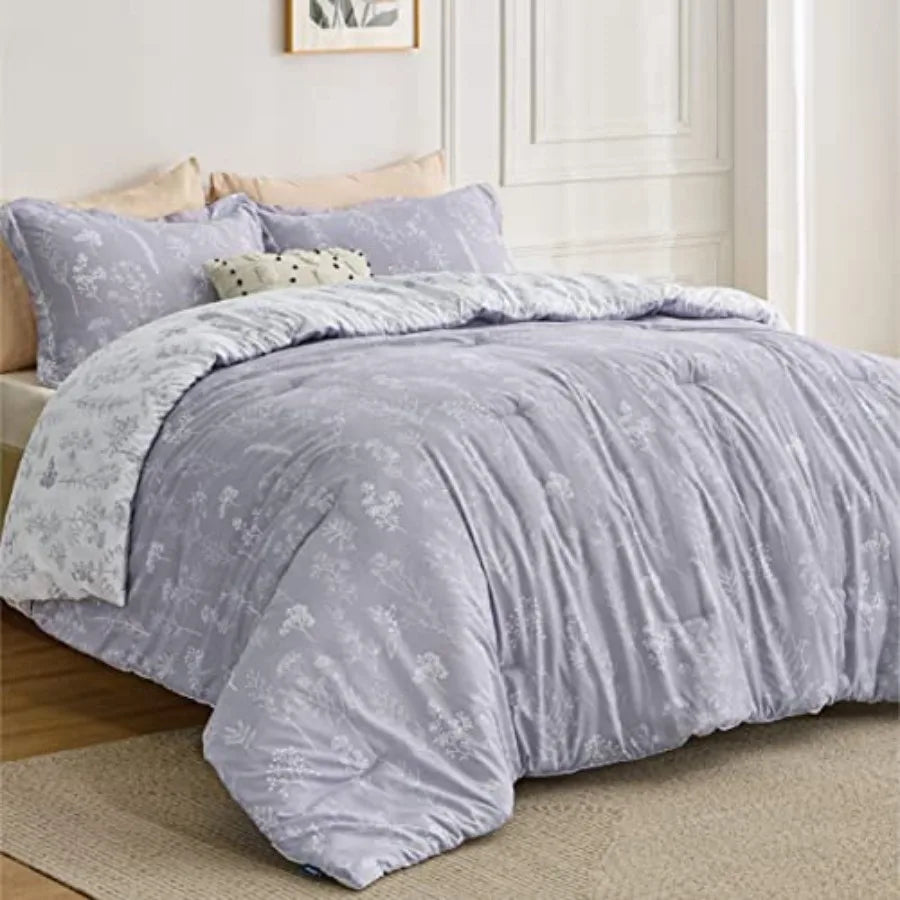 Floral Reversible Comforter Set