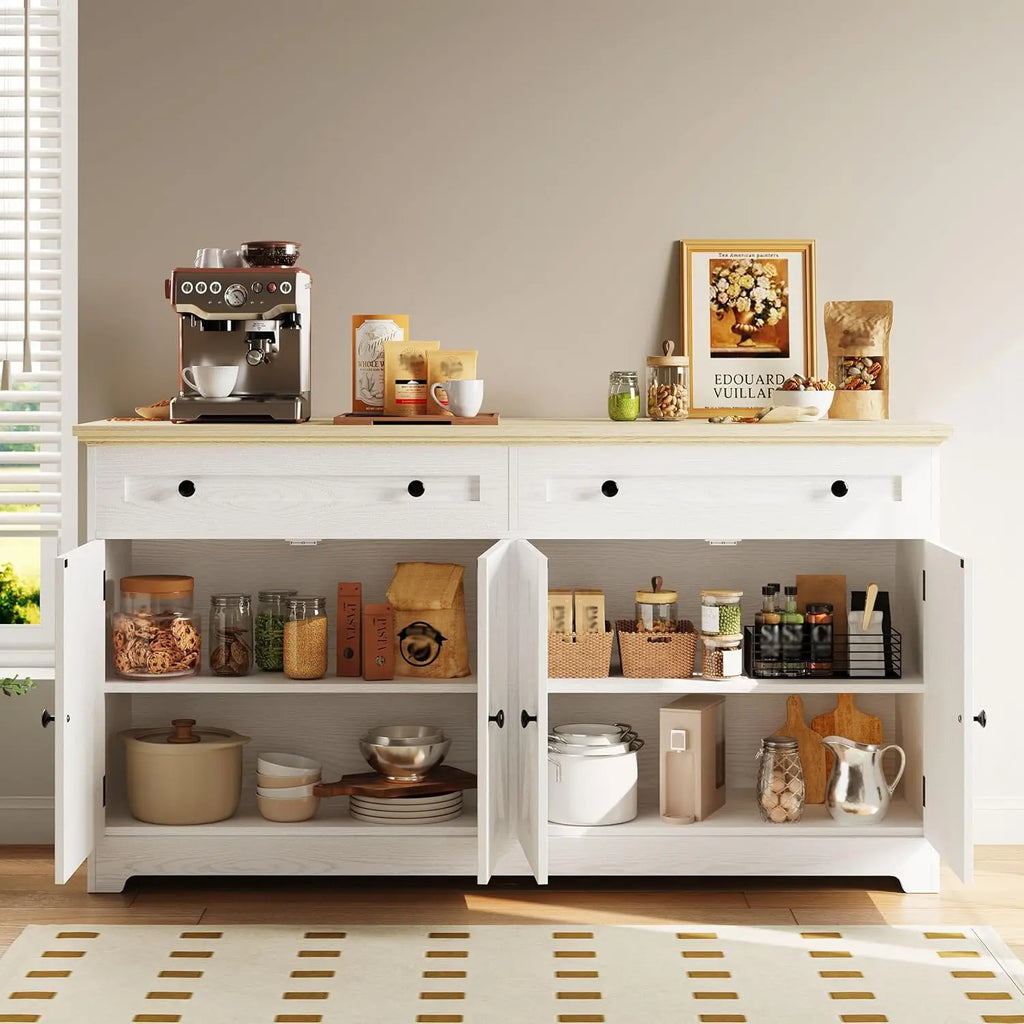 Farmhouse Buffet Cabinet with Storage