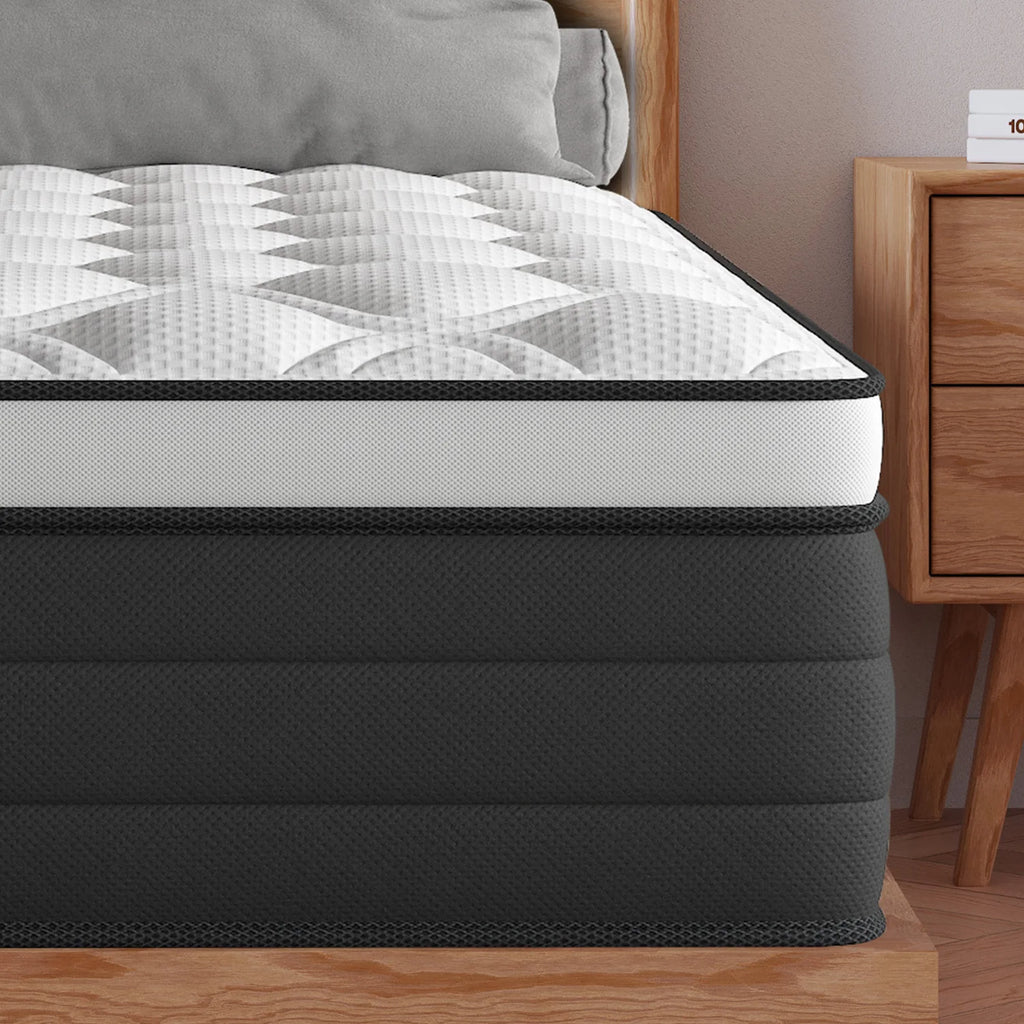 12 Inch Twin-Full-King Hybrid Memory Mattress in A Box