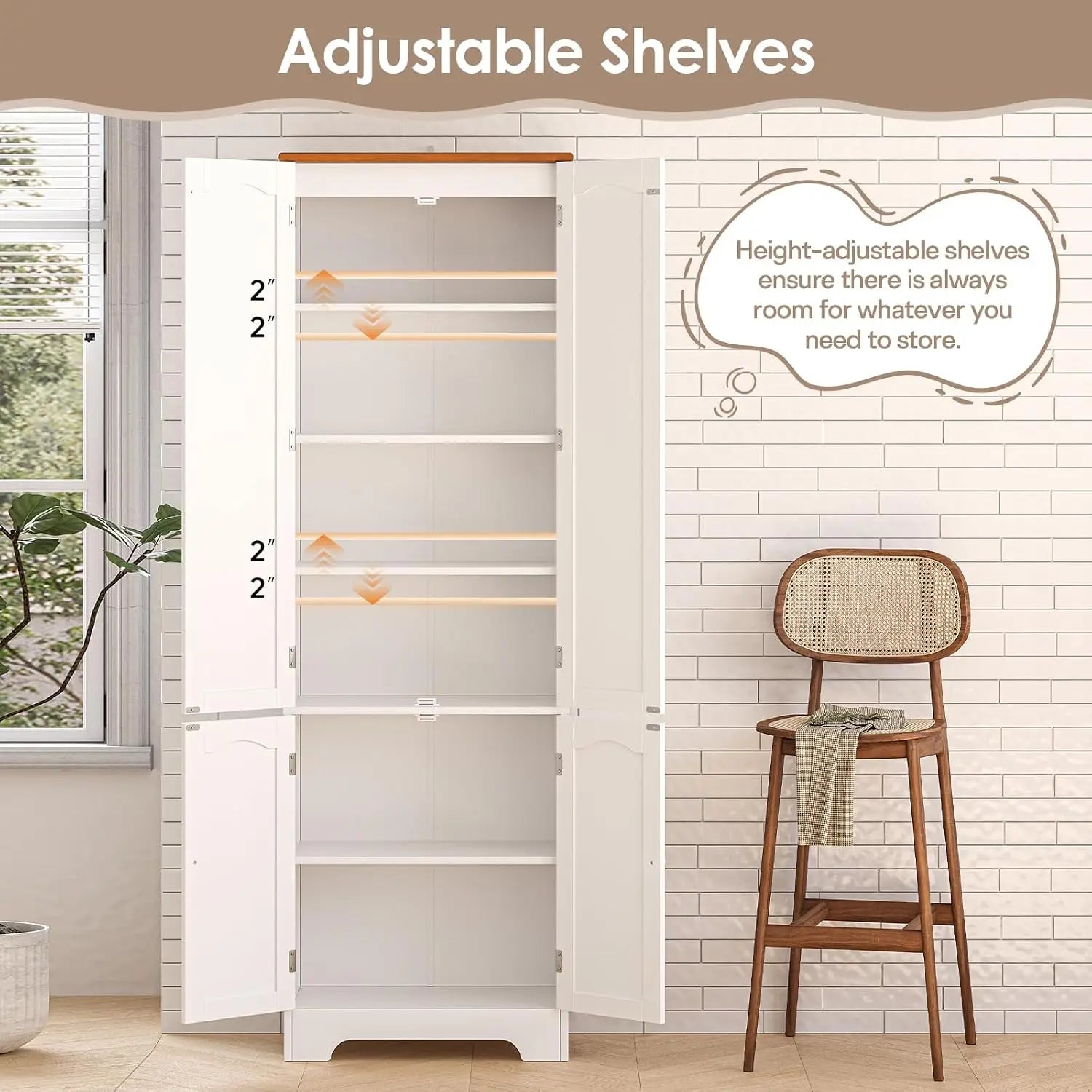 Wood Kitchen Storage Cabinet
