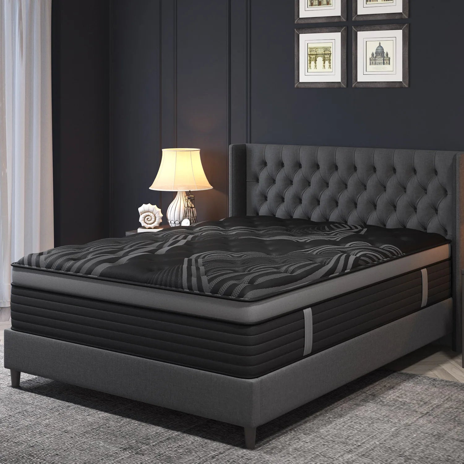 Gel Memory Foam Spring Mattress