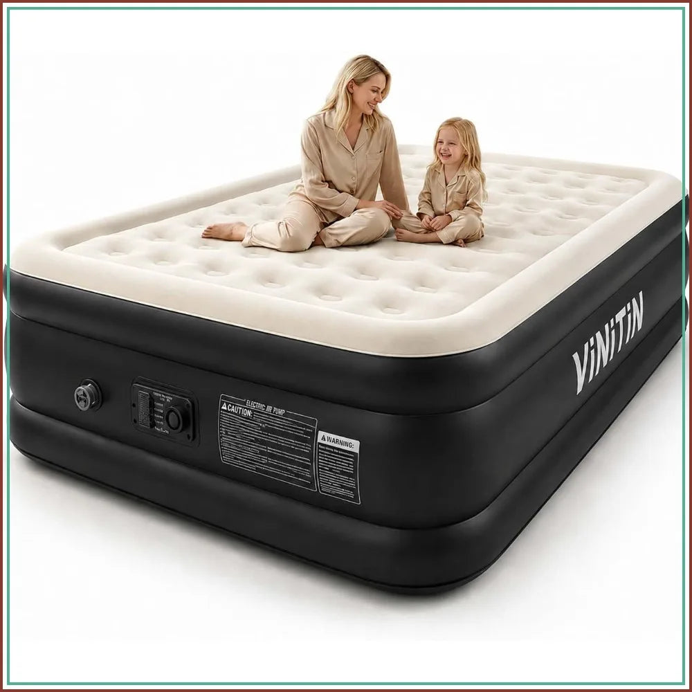 Queen Air Mattress with Built-in Pump