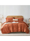 7-Piece Cozy Cut Flower Comforter Sets- Twin/Full/Queen/King Summer Bedding