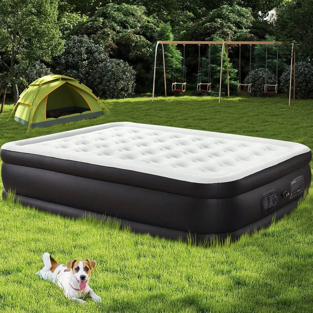 Inflatable Air Mattress With Built In High Capacity Pump