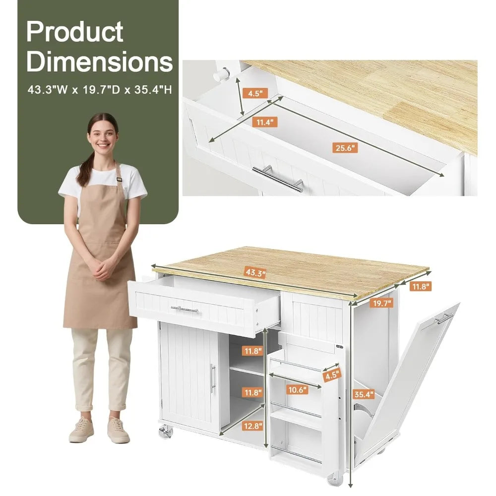 Kitchen Island with Storage