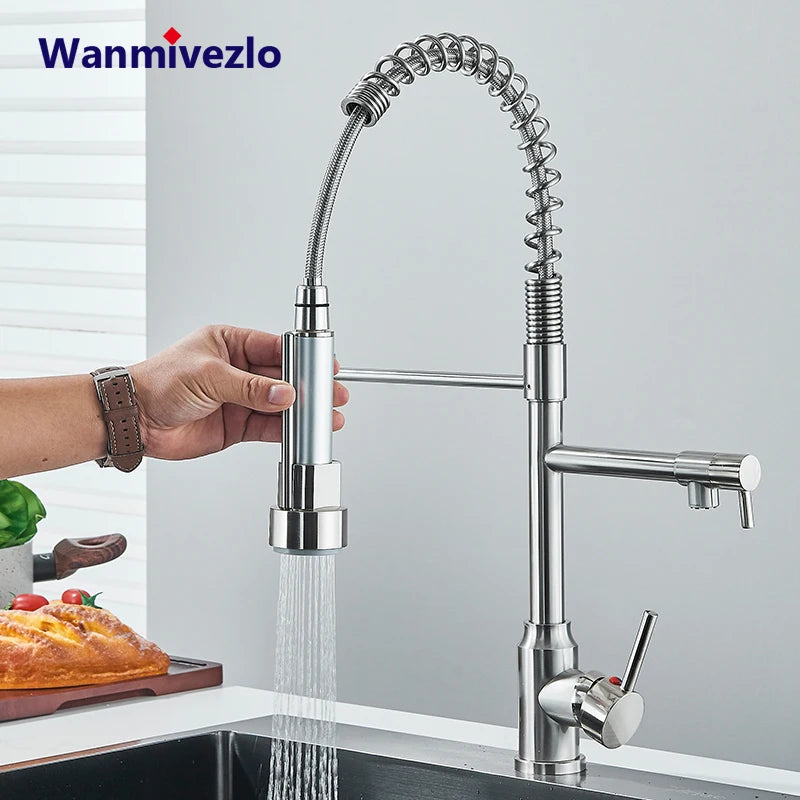 Kitchen Sink Faucet Pull Down Flexible Faucet