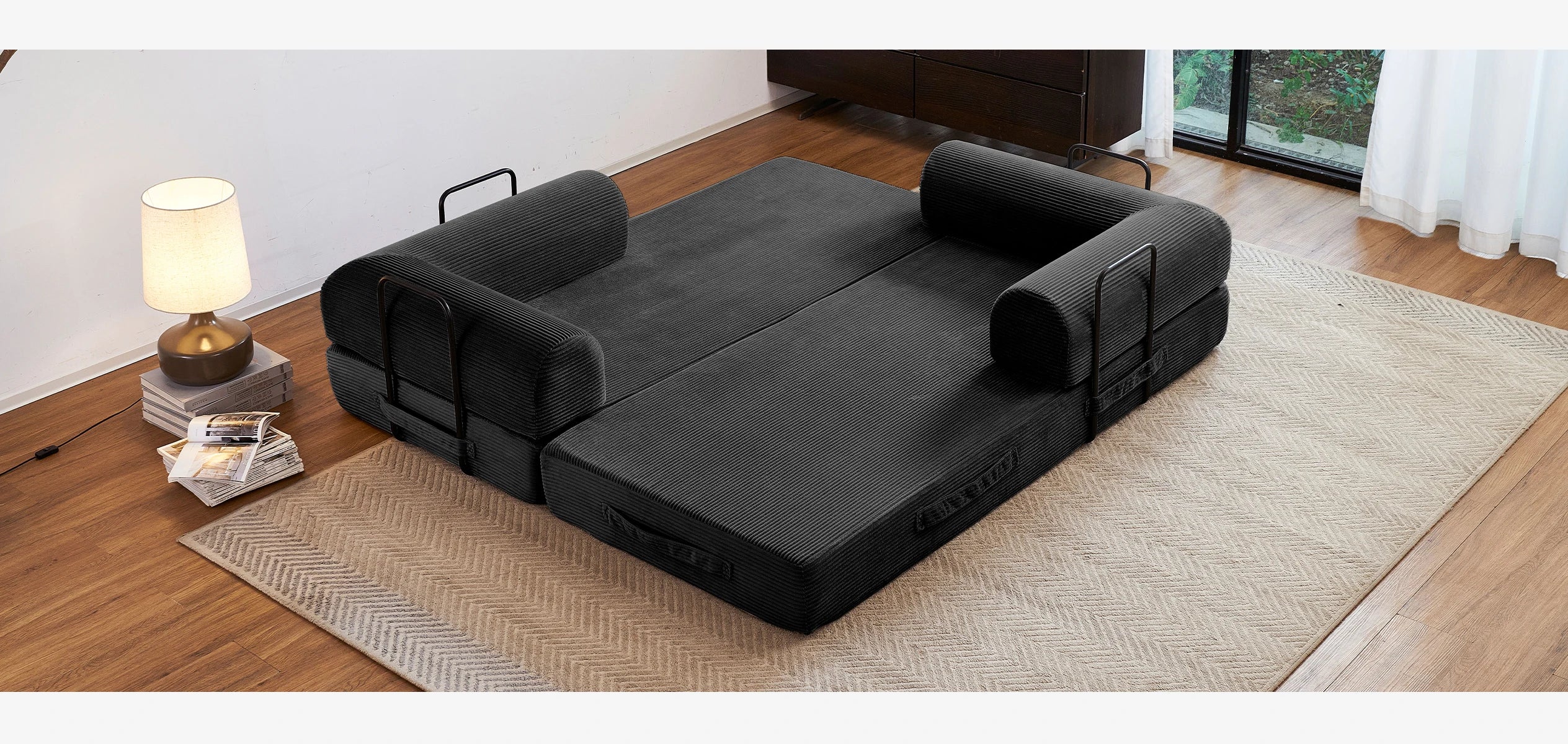 Boneless  Foldable Couch Sleeper Sofa