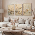 3pcs/Set Watercolor Bohemian Branch Flower Art