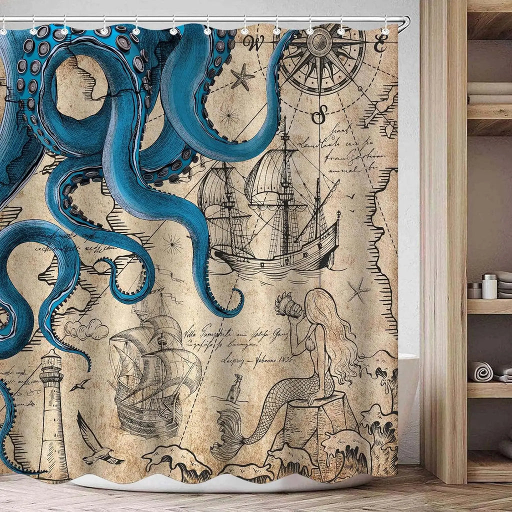 Nautical Shower Curtain