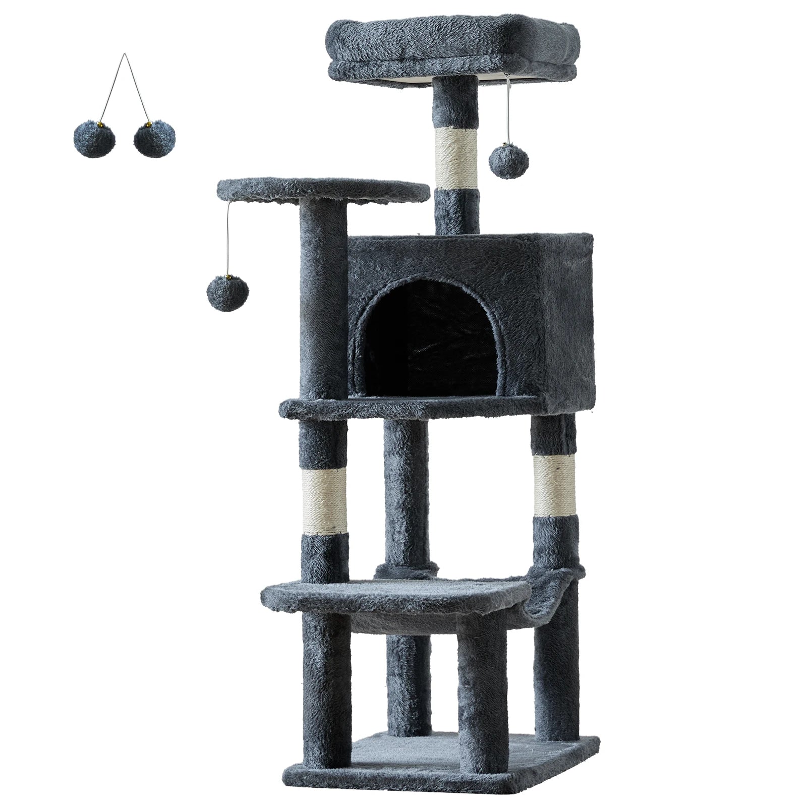 Tall Cat Tree - Multi-Cat Climbing Tower