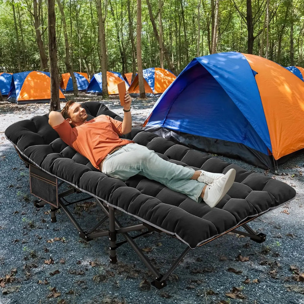 Oversized Folding Bed with Mattress Pad