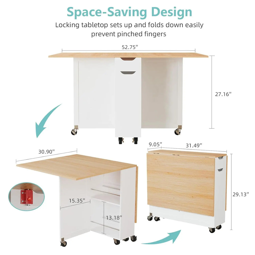 Foldable Space Saving Dining Table