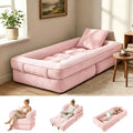 Convertible Boneless Sleeper Chair with Armrests