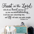 Scripture “Trust in the Lord With All Your Heart” Wall Art