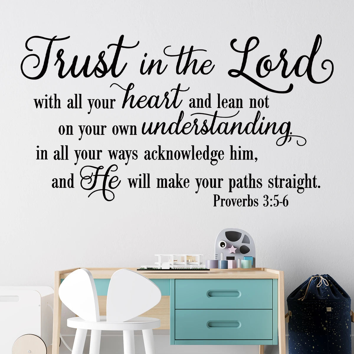 Scripture “Trust in the Lord With All Your Heart” Wall Art