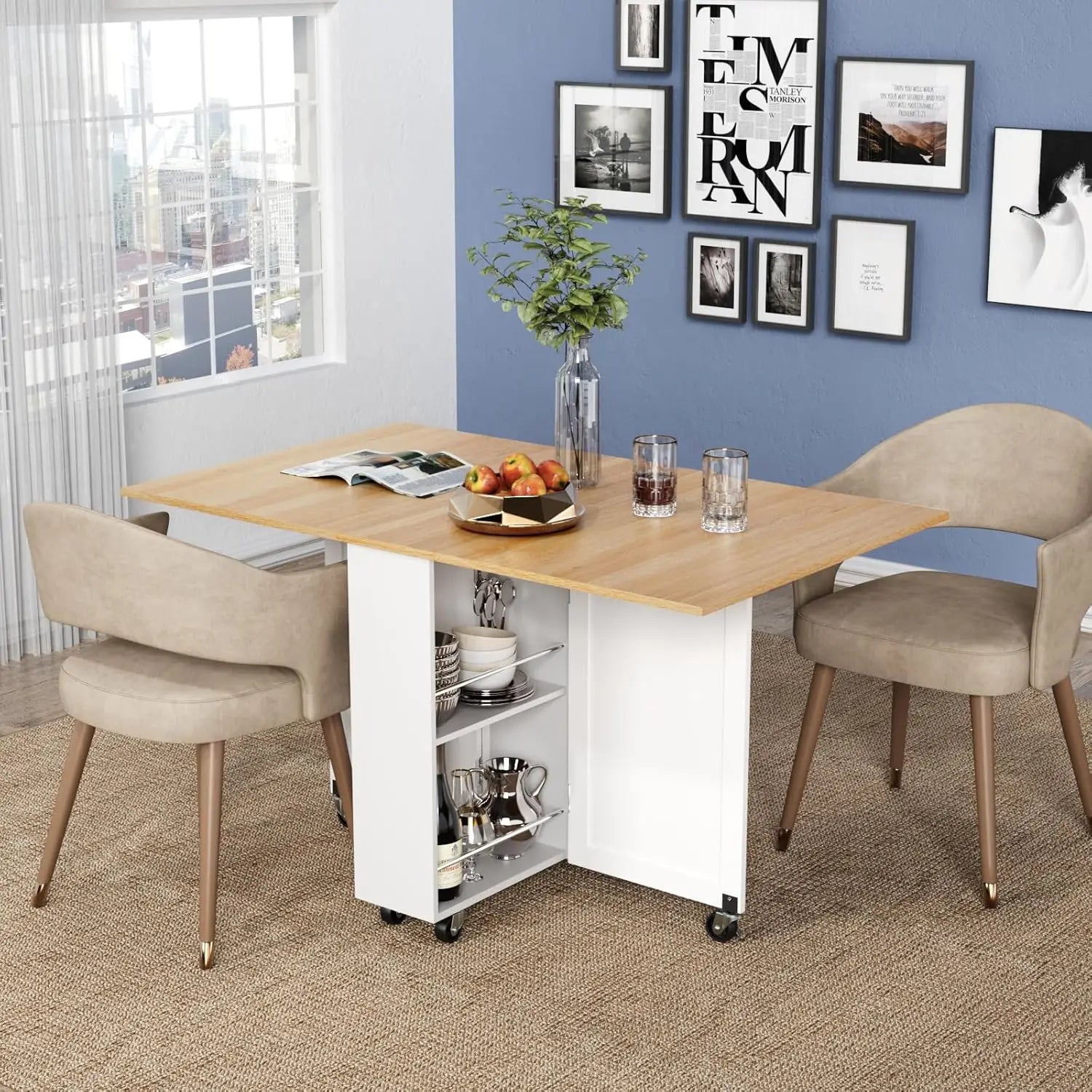 Foldable Space Saving Dining Table