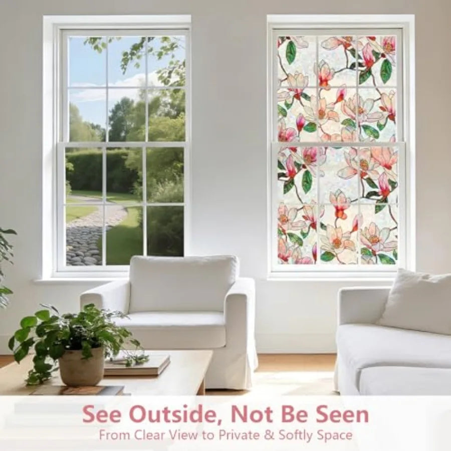 Stained Glass Window Privacy Film