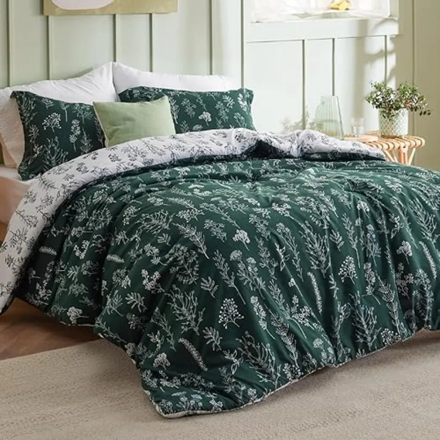 Floral Reversible Comforter Set