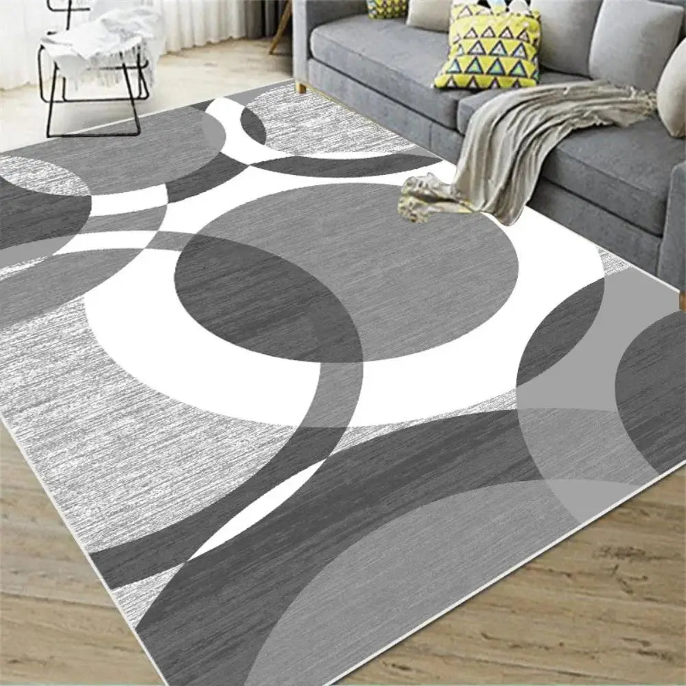Nordic Abstract Geometric Carpet