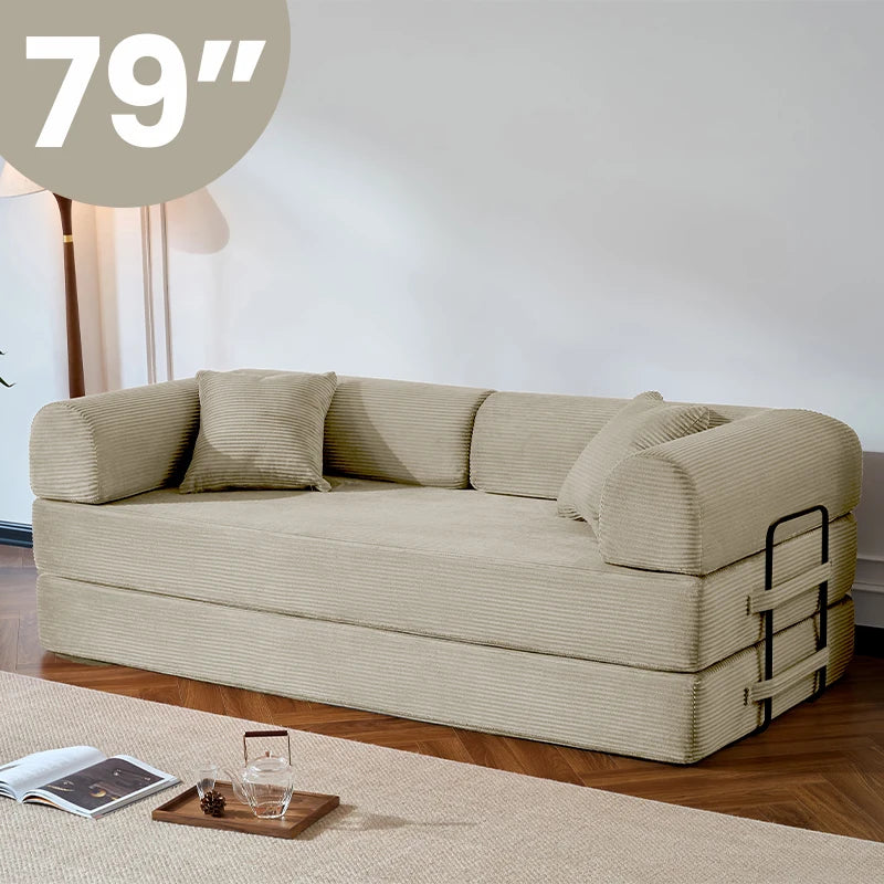 79’’ Folding Convertible Sofa Bed