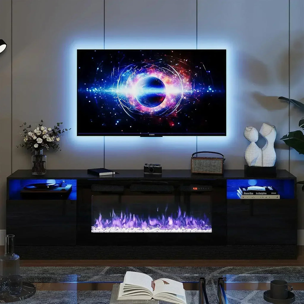 TV Stand with 36" Electric Fireplace