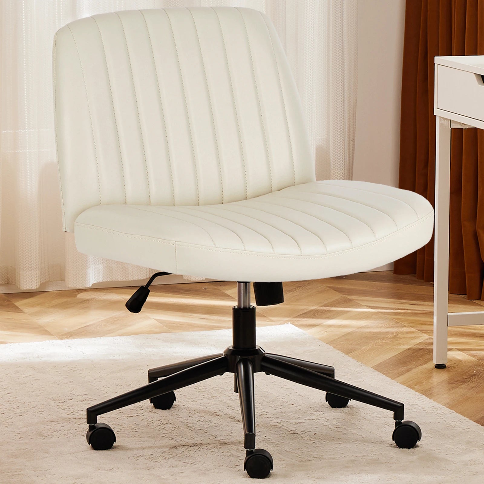 Armless Cross Office Chair