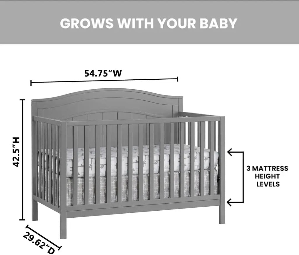 4-in-1 Convertible Baby Crib