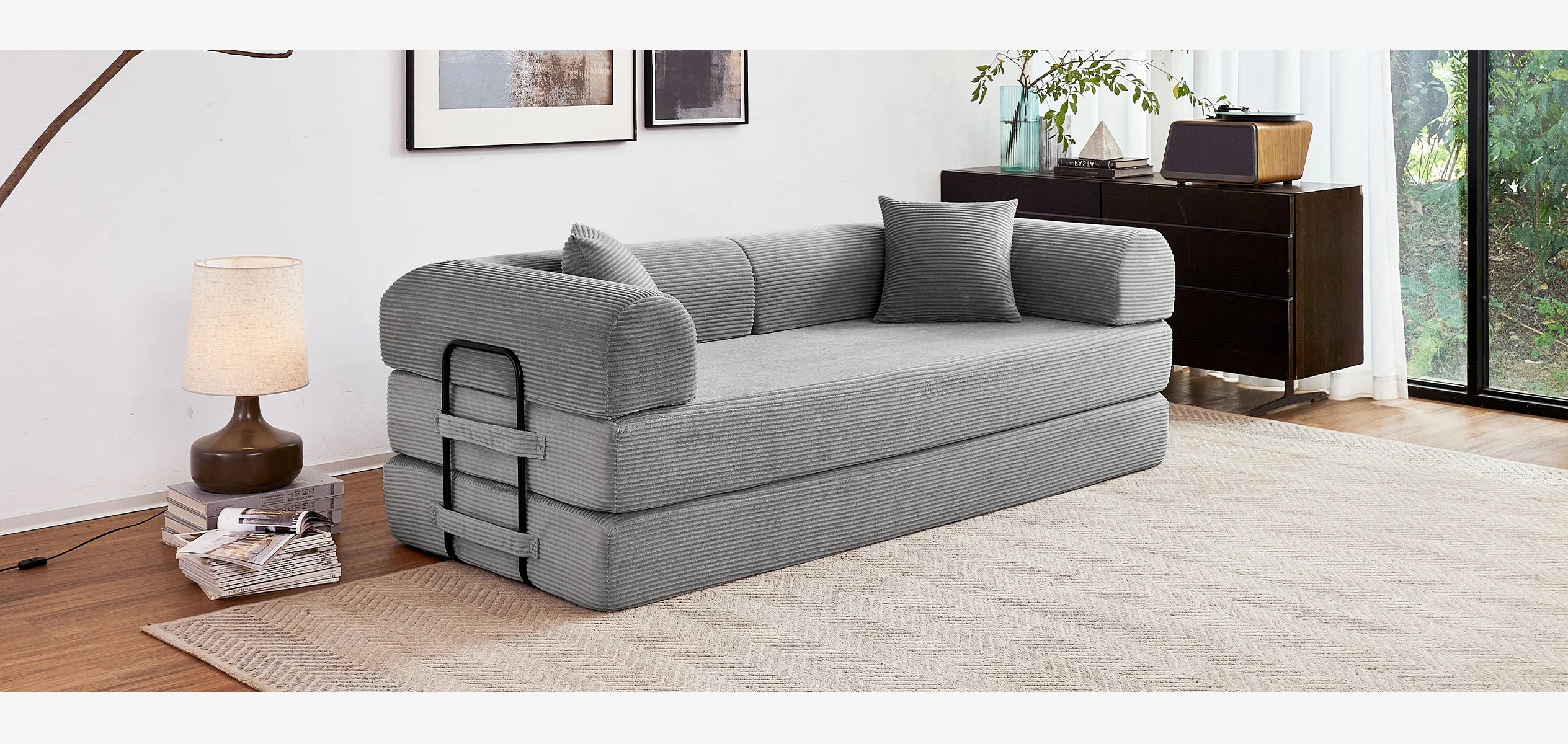 Boneless  Foldable Couch Sleeper Sofa