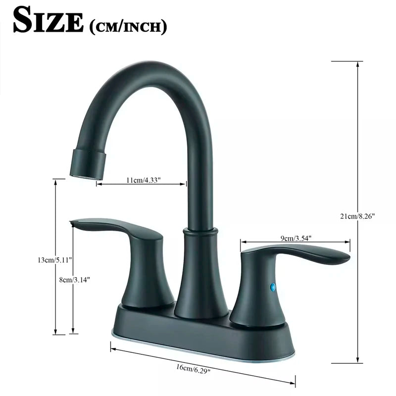 Brushed Nickel Bathroom Sink Faucet