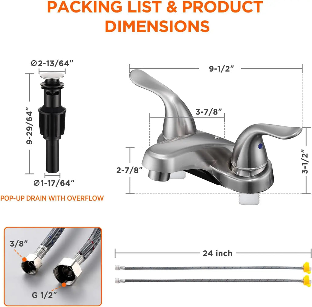 Bathroom Faucet Brushed Nickel
