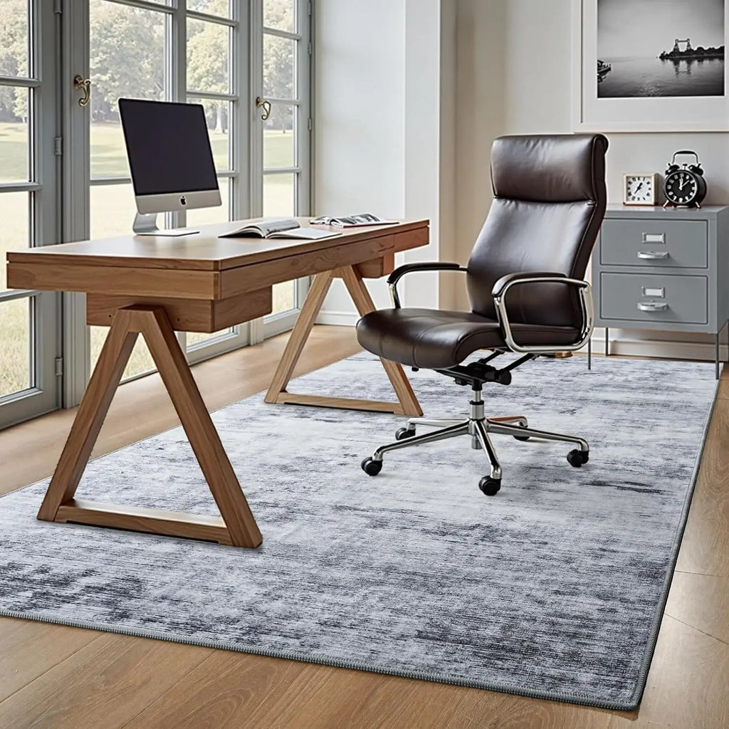 Abstract Washable Area Rug