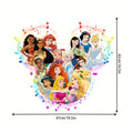 Disney Princesses Heart Wall Sticker