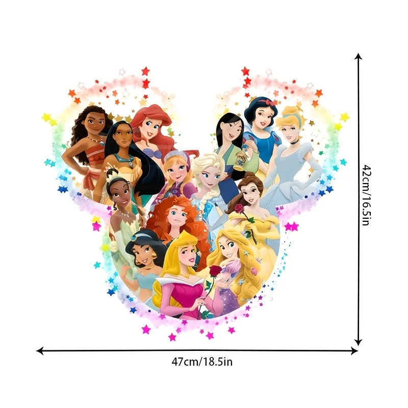 Disney Princesses Heart Wall Sticker