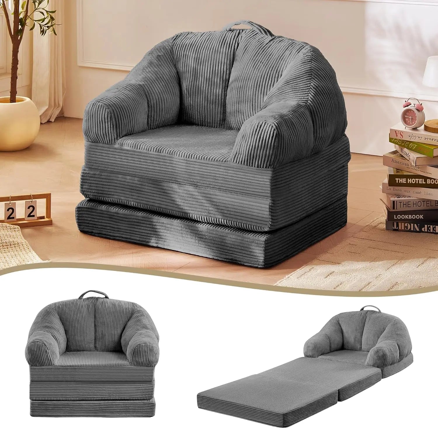 Convertible Boneless Folding Sofa Bed