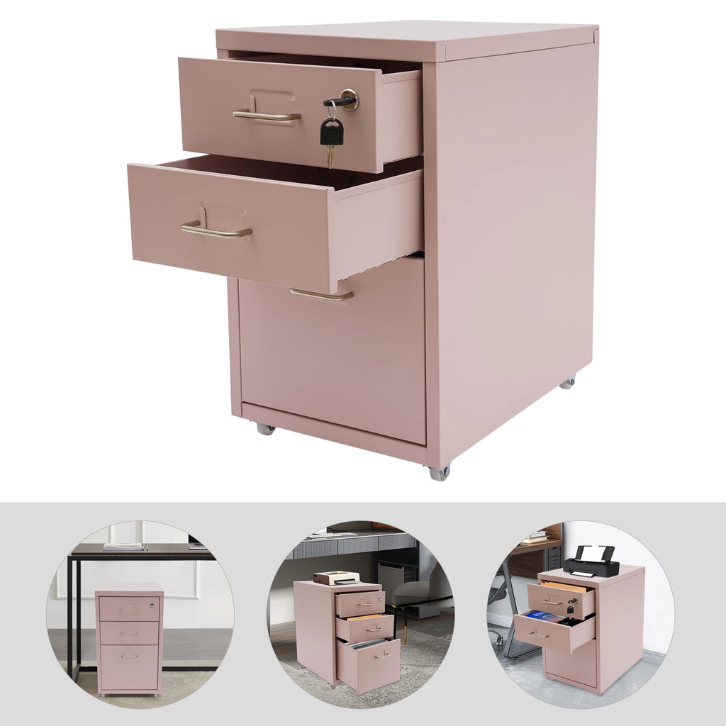 Rectangular Steel Vertical File Cabinet
