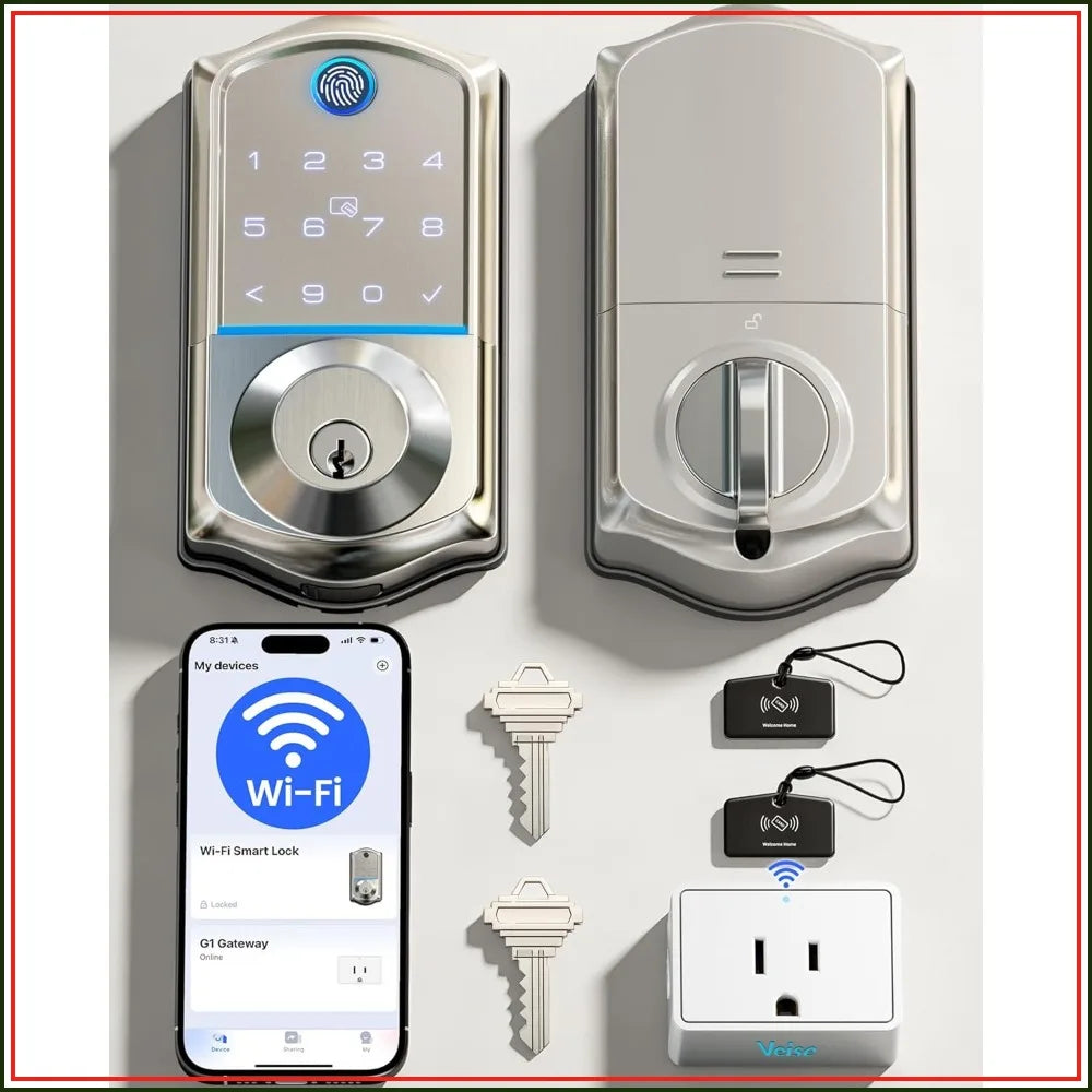 Wi-Fi Keyless Entry Smart Door Lock,
