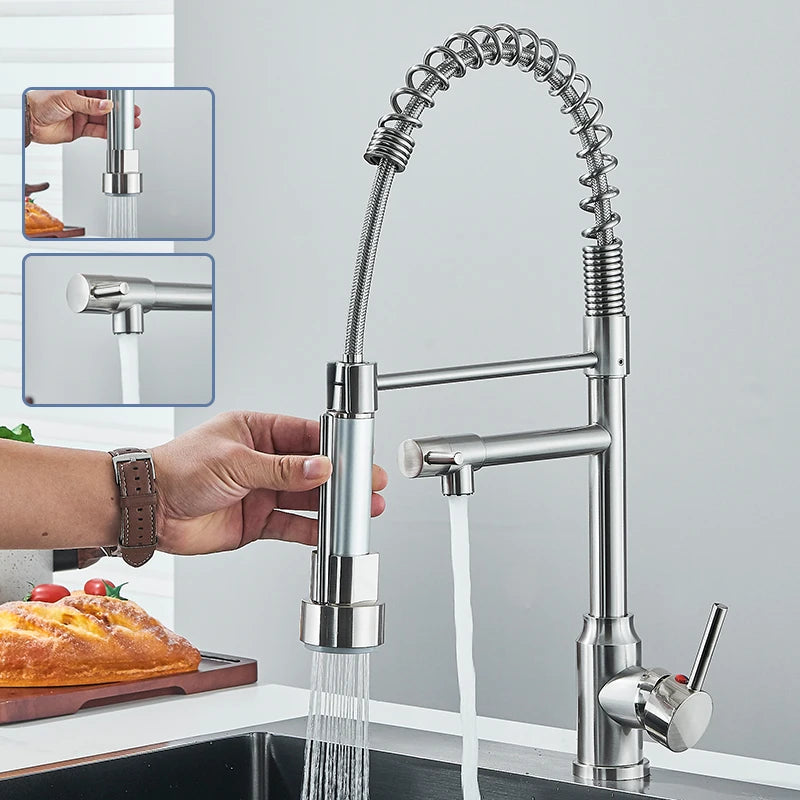 Kitchen Sink Faucet Pull Down Flexible Faucet