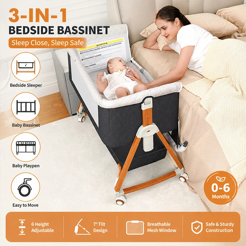 3 in 1 Portable Baby Bassinet