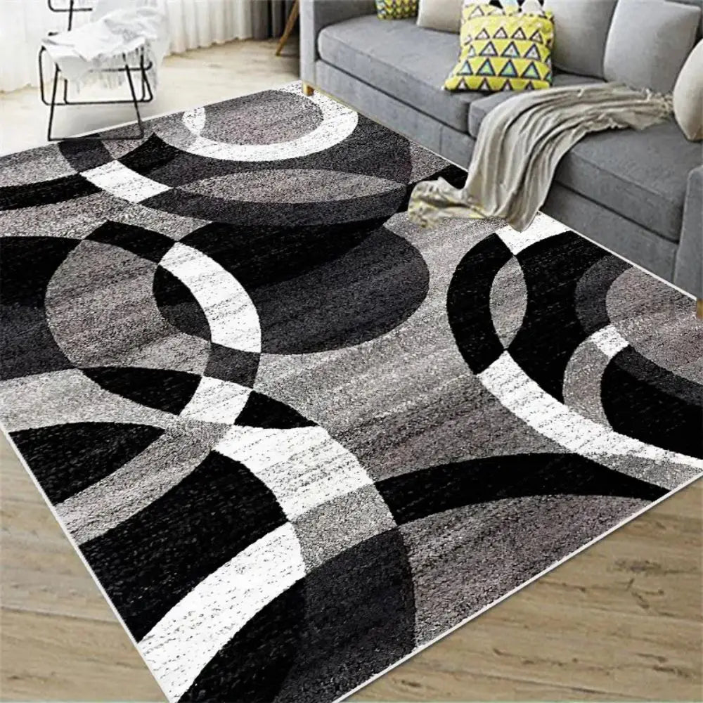 Nordic Abstract Geometric Carpet