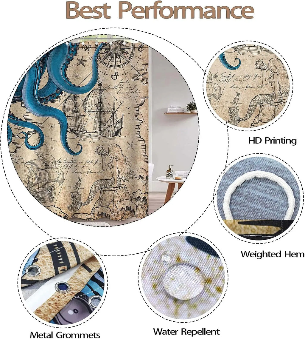 Nautical Shower Curtain