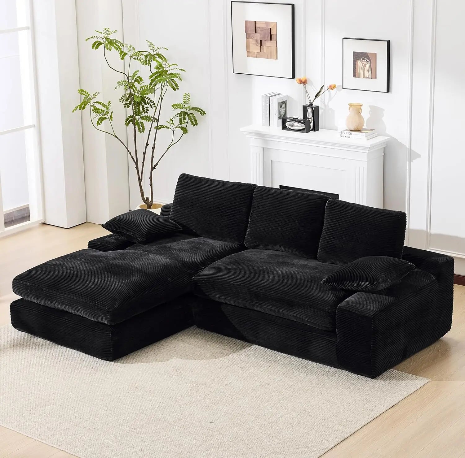Modular Sectional Couch with Chaise