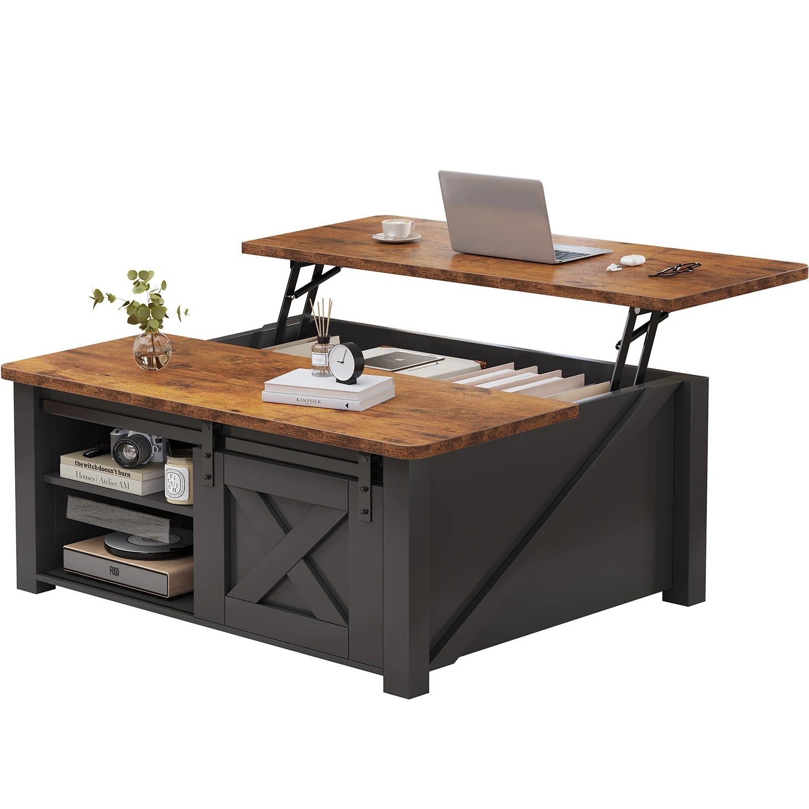 Square Lift Top Coffee Table